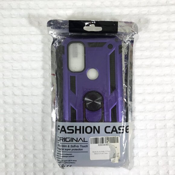 Moto G Pure Case Purple Black NEW - Picture 6 of 7